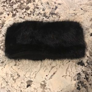 Faux fur scarf 🖤